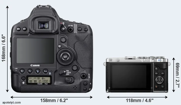 Comparison 1DX Mark III or E-P7 rear