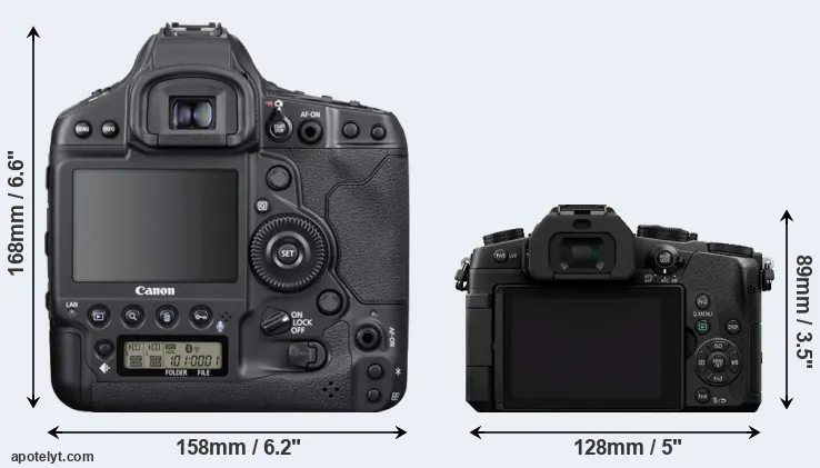 Comparison 1DX Mark III or G80 rear