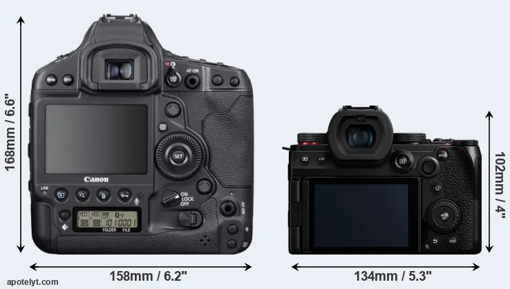 Comparison 1DX Mark III or G9 II rear