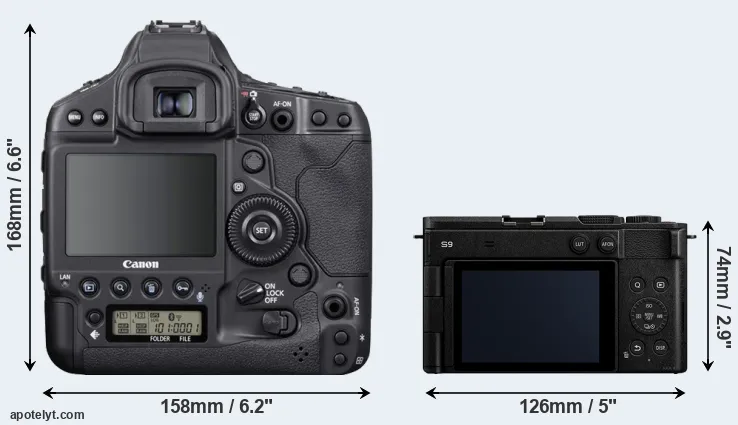 Comparison 1DX Mark III or S9 rear