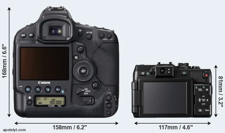 Comparison 1DX or G1X rear