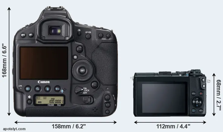 Comparison 1DX or M6 rear