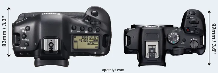 Compare 1DX versus R7 top