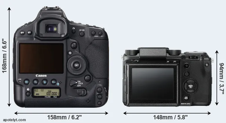 Comparison 1DX or GFX 50S rear
