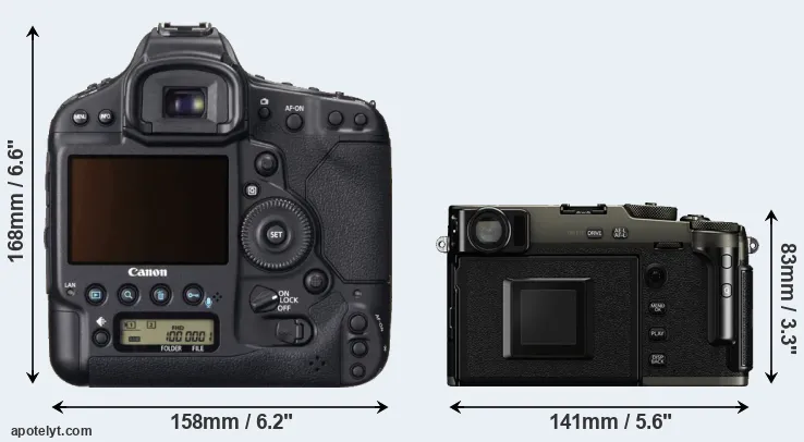 Comparison 1DX or X-Pro3 rear