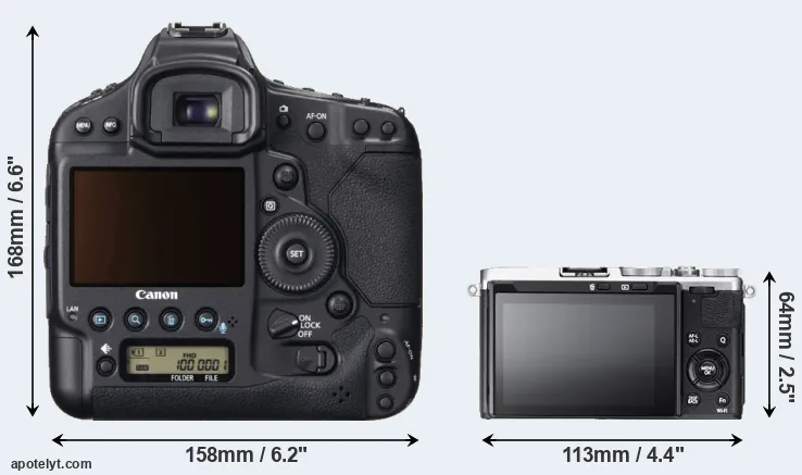 Comparison 1DX or X70 rear