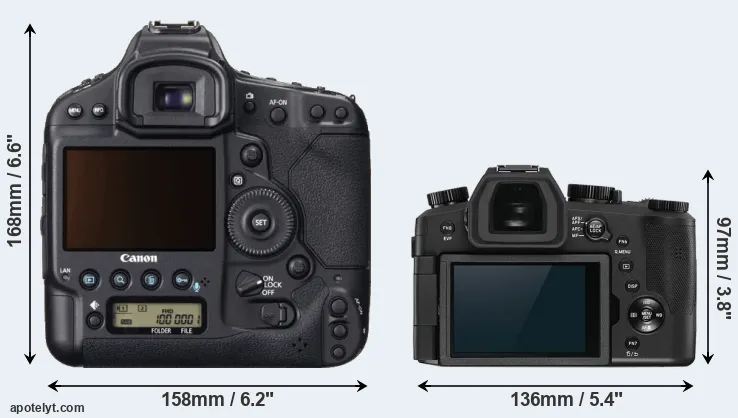 Comparison 1DX or V-LUX 5 rear