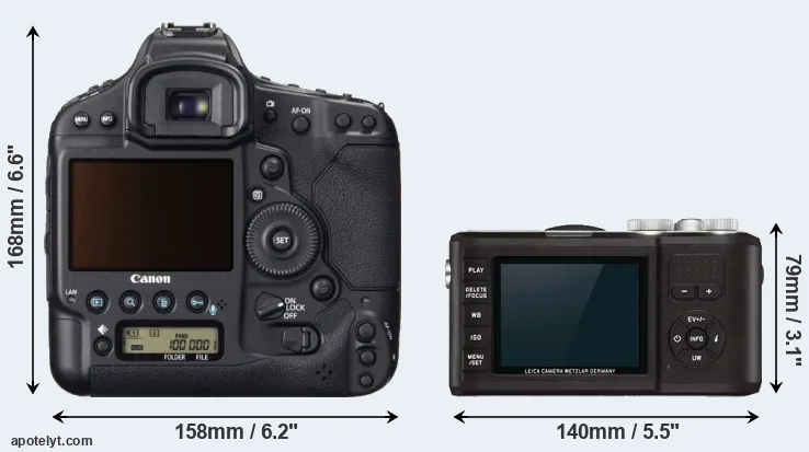 Comparison 1DX or X-U Typ 113 rear