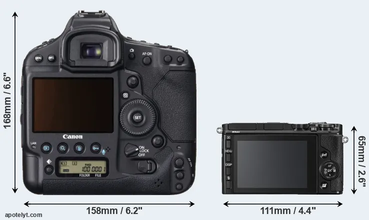 Comparison 1DX or V3 rear