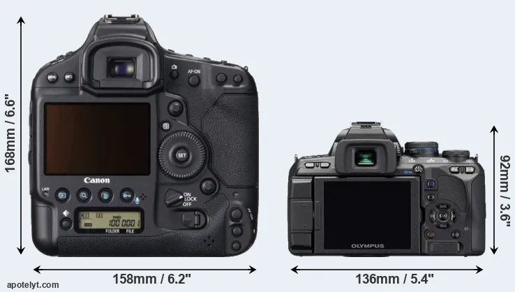 Comparison 1DX or E-510 rear