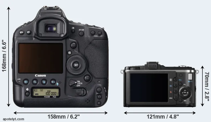Comparison 1DX or E-P2 rear