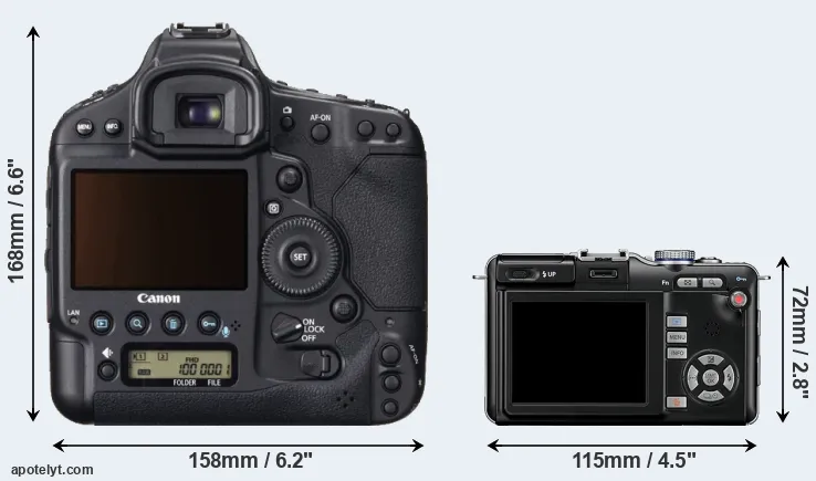 Comparison 1DX or E-PL1 rear