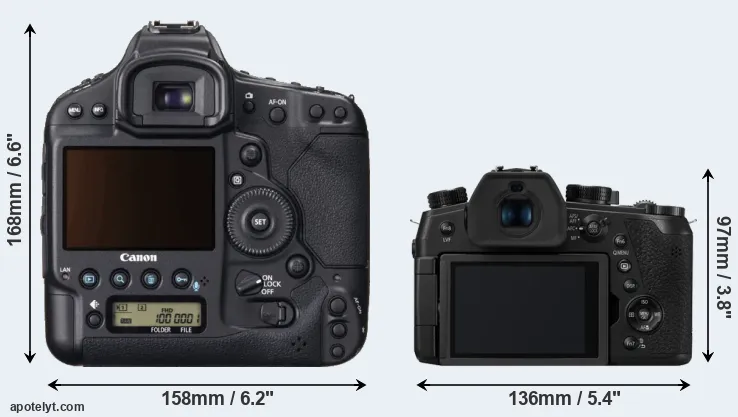 Comparison 1DX or FZ1000 II rear