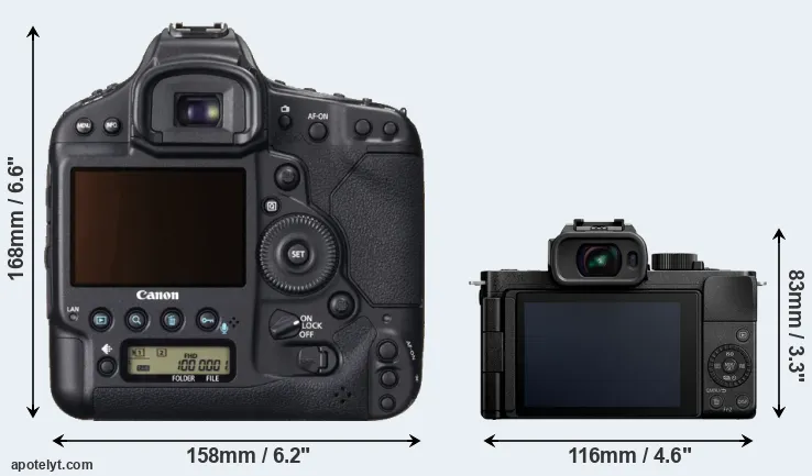 Comparison 1DX or G110 rear