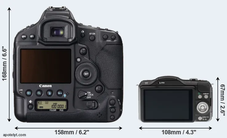 Comparison 1DX or GF5 rear