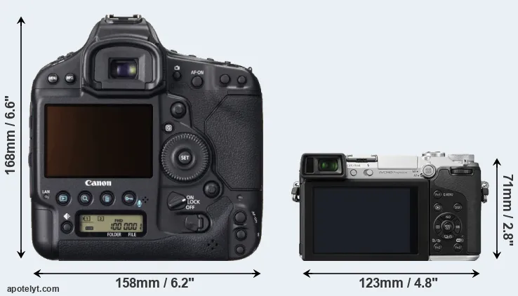 Comparison 1DX or GX7 rear