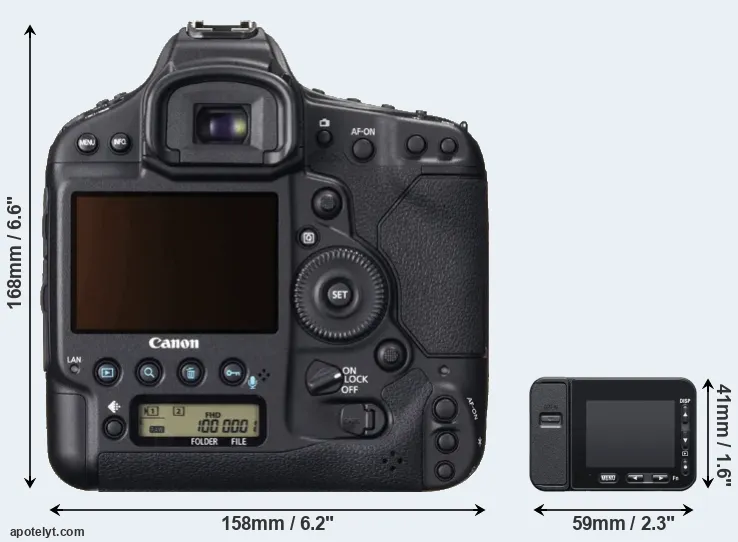 Comparison 1DX or RX0 II rear