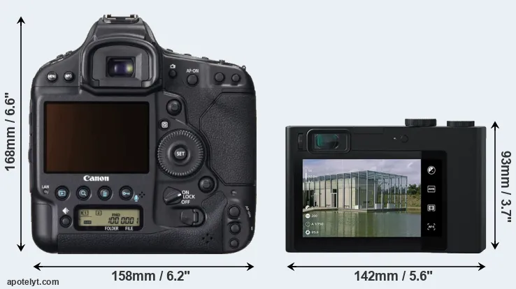 Comparison 1DX or ZX1 rear