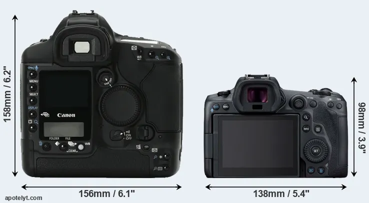 Comparison 1Ds Mark II or R5 rear