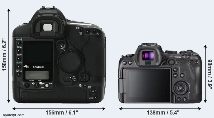 Comparison 1Ds Mark II or R6 rear