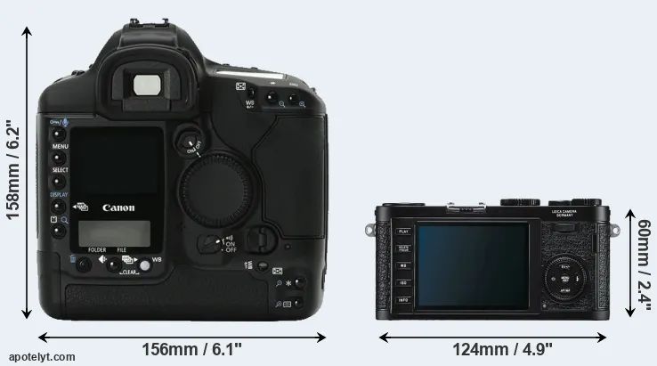 Comparison 1Ds Mark II or X1 rear