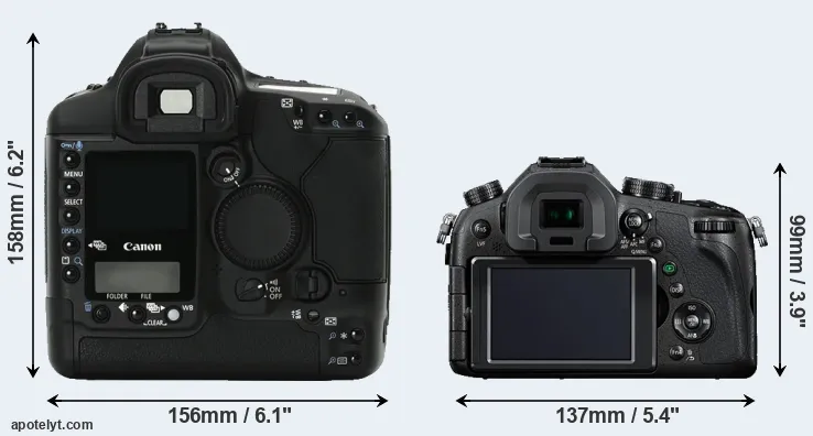 Comparison 1Ds Mark II or FZ1000 rear