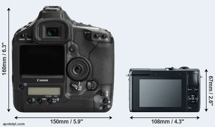 Comparison 1Ds Mark III or M100 rear