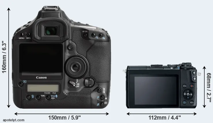Comparison 1Ds Mark III or M6 rear