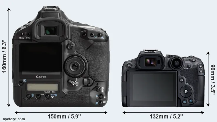 Comparison 1Ds Mark III or R7 rear