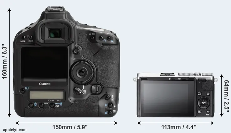 Comparison 1Ds Mark III or X70 rear