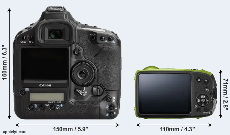 Comparison 1Ds Mark III or XP120 rear