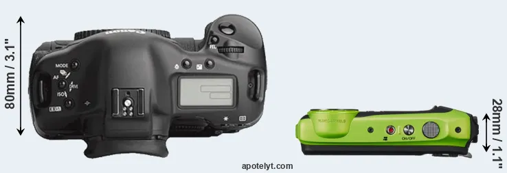 Compare 1Ds Mark III versus XP120 top