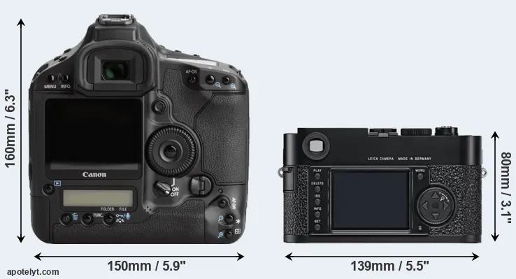 Comparison 1Ds Mark III or M9 rear