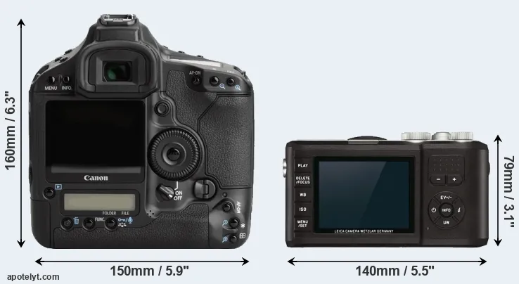 Comparison 1Ds Mark III or X-U Typ 113 rear