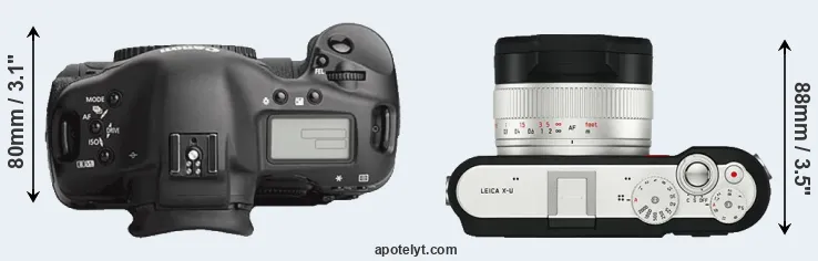 Compare 1Ds Mark III versus X-U Typ 113 top