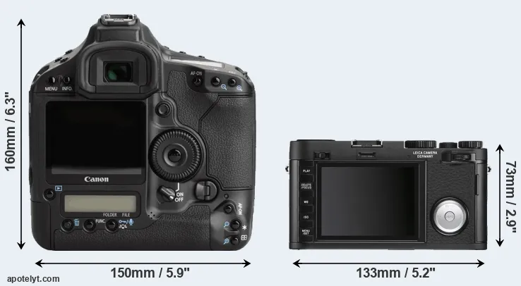 Comparison 1Ds Mark III or X Vario rear