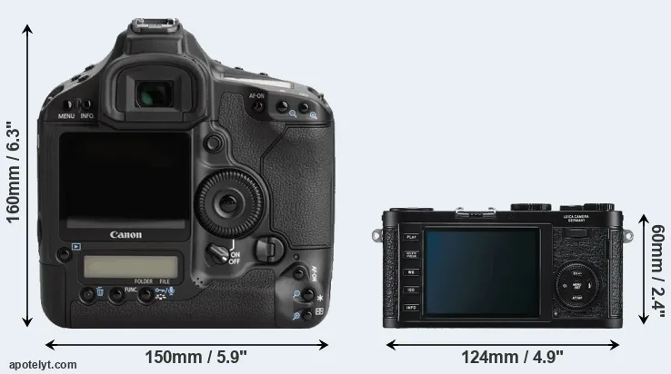 Comparison 1Ds Mark III or X1 rear