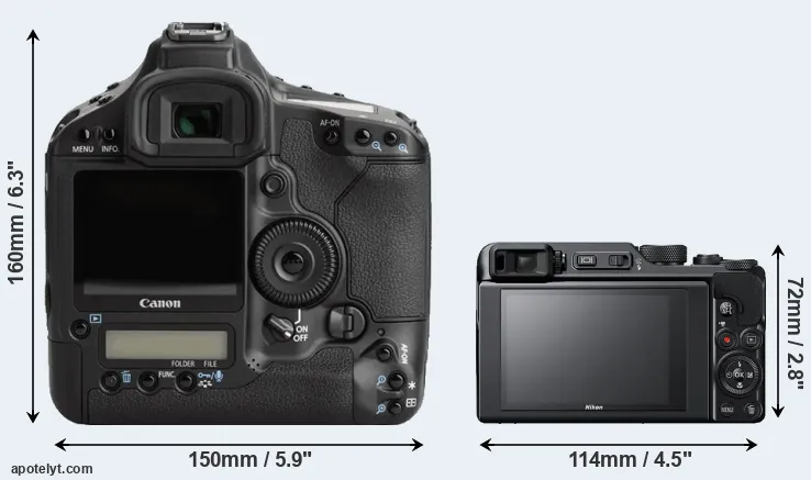 Comparison 1Ds Mark III or A1000 rear