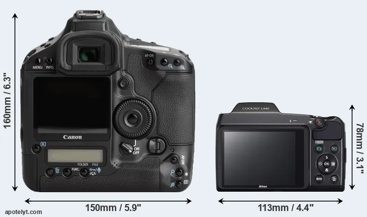 Comparison 1Ds Mark III or L840 rear
