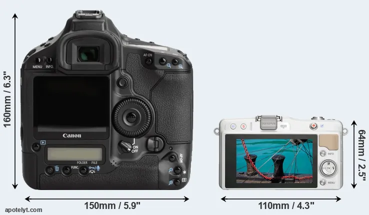 Comparison 1Ds Mark III or E-PM2 rear