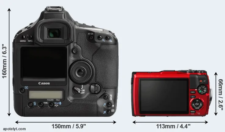 Comparison 1Ds Mark III or TG-5 rear