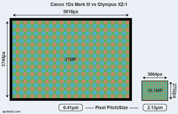 1Ds Mark III versus XZ-1 MP