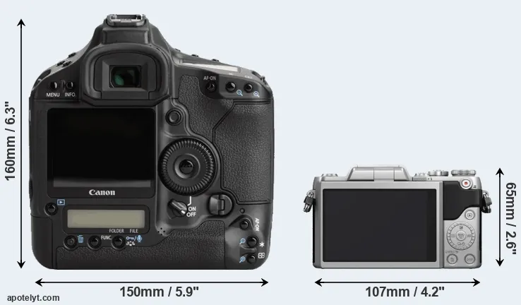 Comparison 1Ds Mark III or GF7 rear