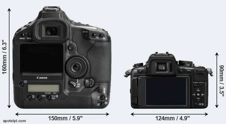 Comparison 1Ds Mark III or GH2 rear