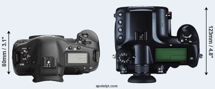 Compare 1Ds Mark III versus 645Z top