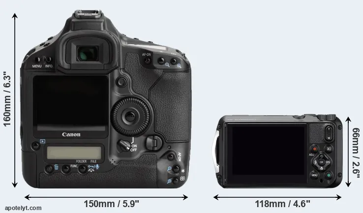 Comparison 1Ds Mark III or WG-6 rear