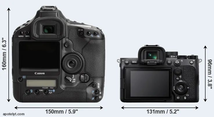 Comparison 1Ds Mark III or A7 IV rear