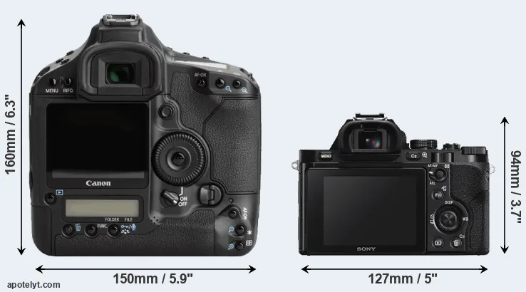Comparison 1Ds Mark III or A7S rear