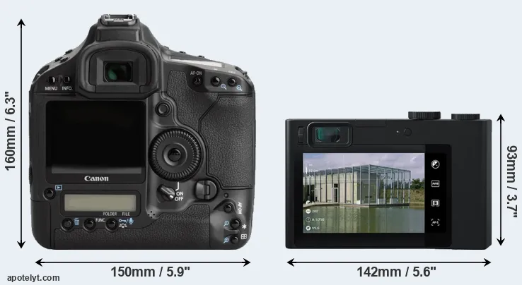 Comparison 1Ds Mark III or ZX1 rear