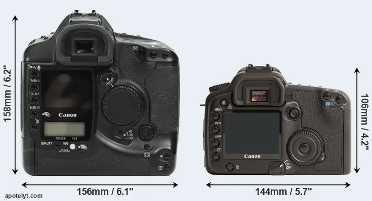 Comparison 1Ds or 30D rear